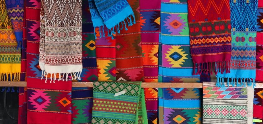 multicolored textiles lot